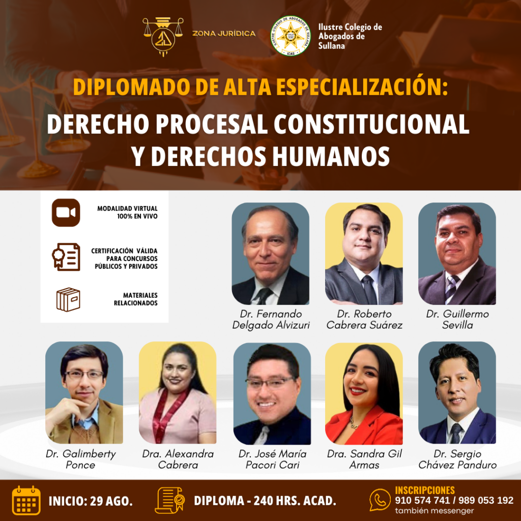 Diplomado: Derecho Procesal Constitucional y Derechos Humanos