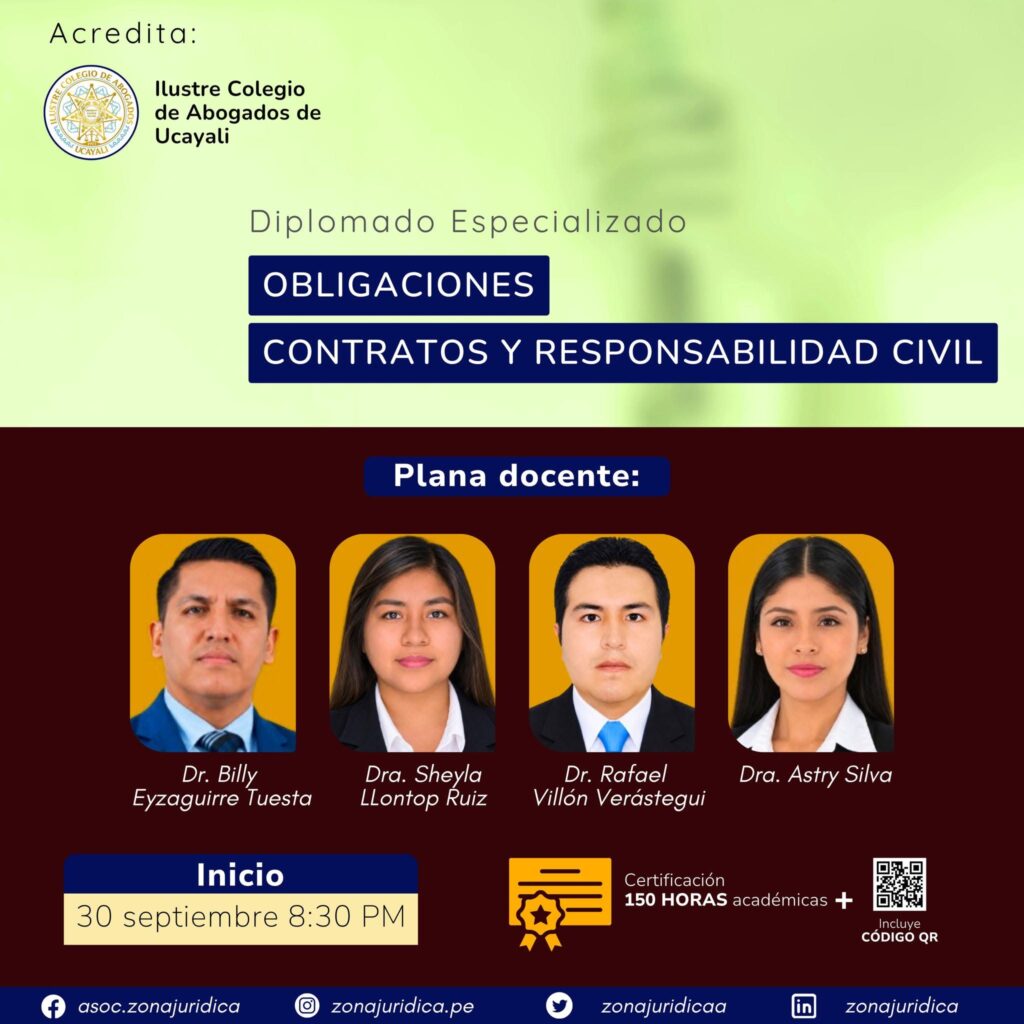 Diplomado: Obligaciones, Contratos y Responsabilidad Civil